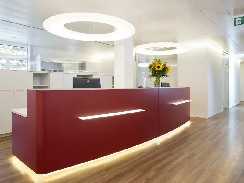 Sprechzimmer der Hausarztpraxis Wettingen