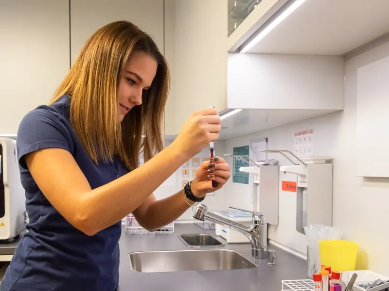 Arbeitsplatz im Doktor Zentrum Wettingen